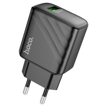СЗУ HOCO CS21A, 18W, 1xUSB, QC3.0, Black, Box HOCO купити в Україні