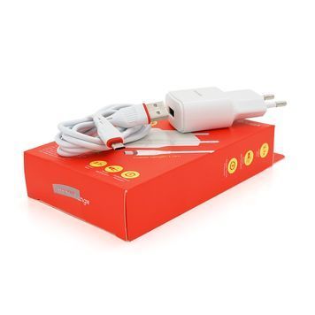 Набор BOROFONE BA48A СЗУ 1xUSB+ кабель Micro, 2.1A, 1м, White, Box Borofone купить в Украине