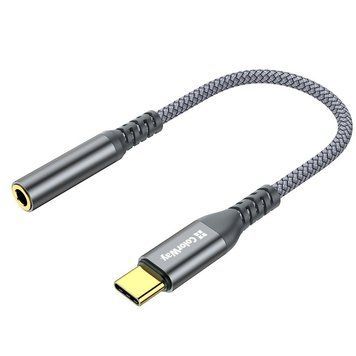 Адаптер ColorWay USB Type-C - 3.5 мм (M/F), 0.14 м, Gray (CW-AD-CJ) ColorWay купить в Украине