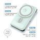 Универсальная мобильная батарея ColorWay 15W MagSafe & Watch Wireless 10000mAh Aquamarine (CW-PB100LPA2MT-WPDD) ColorWay &mdash; фото
