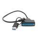 Кабель USB Type-C / USB 3.0 to SATA black 0.3m для HDD / SSD дисков Voltronic &mdash; фото
