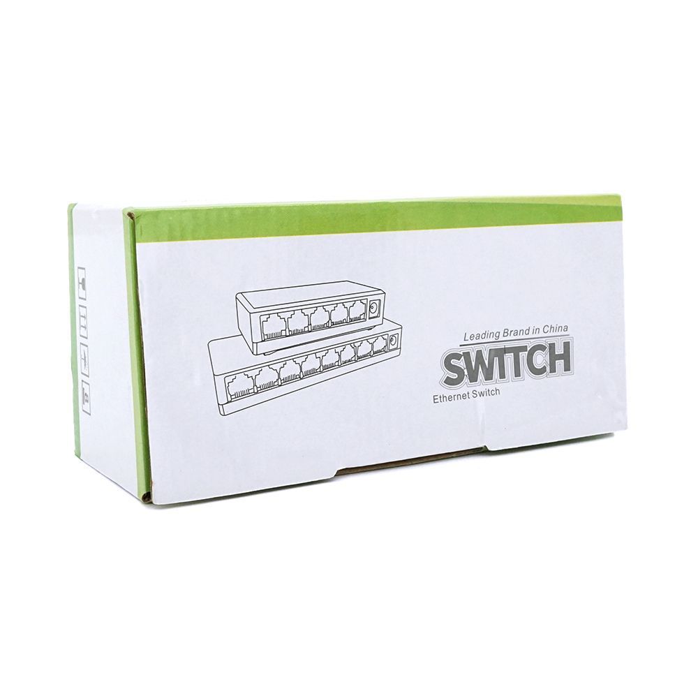 Коммутатор JY 5008S 8 портов Ethernet 10 / 100 Мбит / сек. DC 5 . Блок питания 5V в комплекте Voltronic купить в Украине