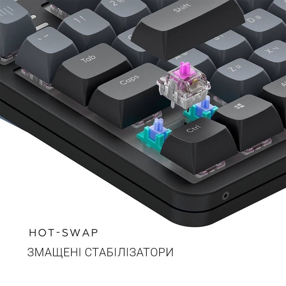 Клавиатура Dark Project ALU87 Midnight Black (DPKB_MIDNIGHT_87_ANSI_UA) Dark Project купить в Украине