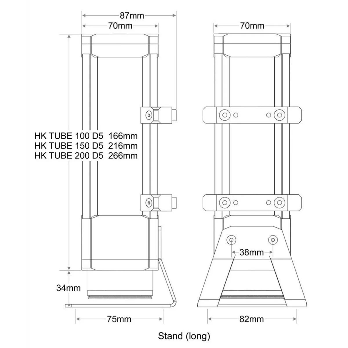 Резервуар Watercool HEATKILLER&reg; Tube 200 D5 без помпи (30205) Watercool купити в Україні