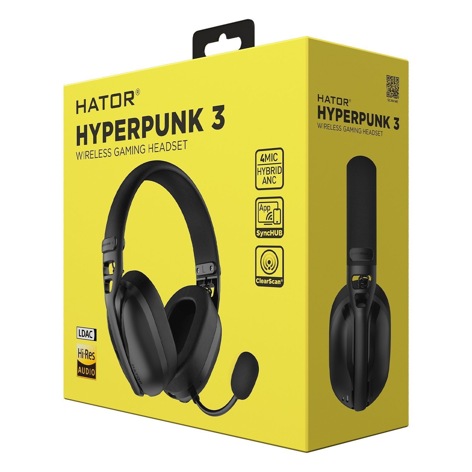 Гарнітура Hator Hyperpunk 3 Wireless Black (ESH15) Hator купити в Україні