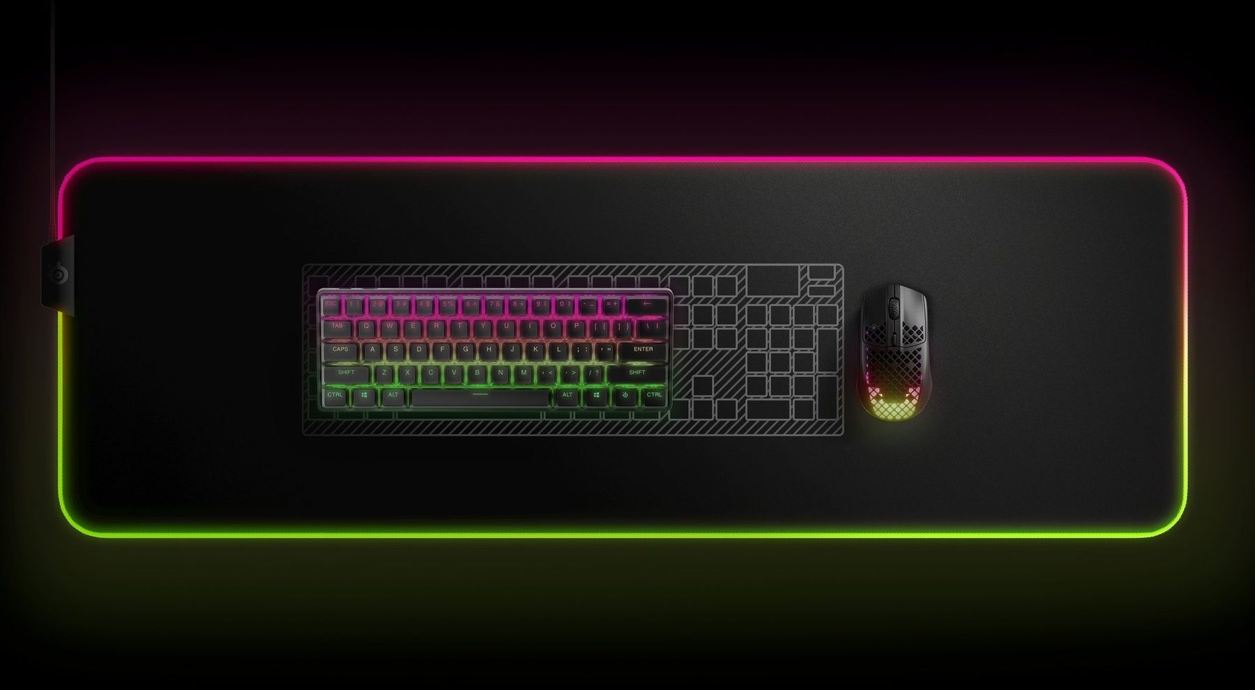 Клавиатура беспроводная SteelSeries Apex Pro Mini Wireless Black (64842) SteelSeries купить в Украине