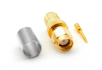 Разъем SMA Male под обжим на кабель RG6 / RG5 / LMR300 / RG304 / РК-75 / 5D-FB цена за 1 шт Voltronic купить в Украине