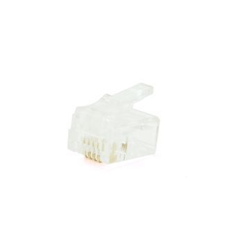 Коннектор PiPo RJ-11 6P4C UTP Cat-3 (100 шт / уп.) Q10 PiPo купить в Украине