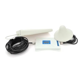 Комплект підсилювач GSM305-3G-4G 900 / 1800 / 2100МГц. Підсилювач тридіапазонний, антена прийому 10м кабелю, антена ретрансляції 3 метри. White Voltronic купити в Україні
