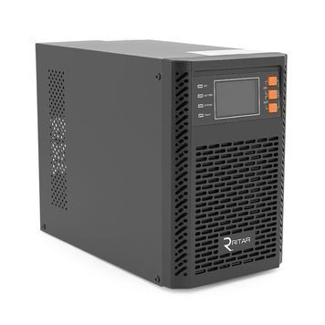 ИБП ON-LINE Ritar TOWER PT-1KSLI-LCD, 1000W, 25.6VDC, 154Wh LiFePo4, Euro sockets *2 pcs, 1*USB,1*RS232,1*EPO, SNMP slot,, Q1 Ritar купити в Україні