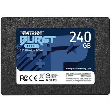 Накопитель SSD 240GB Patriot Burst Elite 2.5" SATAIII TLC (PBE240GS25SSDR) Patriot купить в Украине