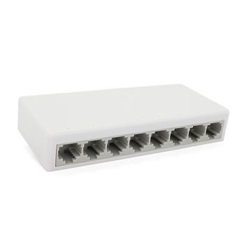 Комутатор JY 5008S 8 портів Ethernet 10 / 100 Мбіт / сек. DC 5 . Блок живлення 5V у комплекті Voltronic купити в Україні