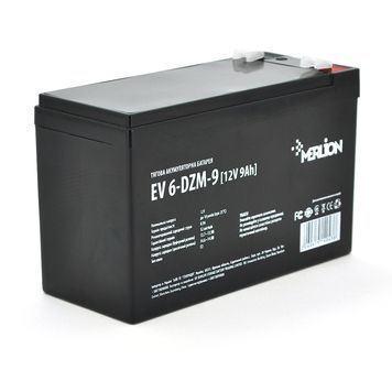 Тягова акумуляторна батарея Merlion EV 6-DZM-9, 12V 9Ah F2 (151*65*93), Q10 MERLION купити в Україні