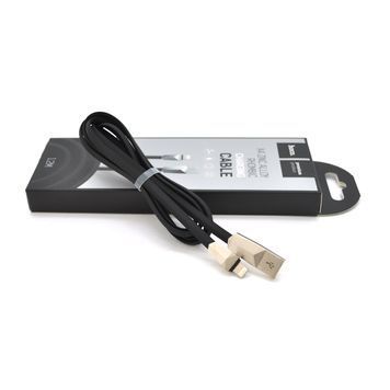 Кабель Hoco X4, Lightning-USB, 2.4A, Black, длина 1.2м, BOX HOCO купить в Украине