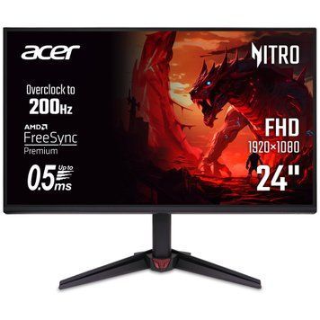 Монитор Acer 23.8" VG240YX1bmiipx (UM.QV0EE.101) IPS Black 200Hz Acer купить в Украине