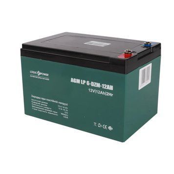 Акумуляторна батарея LogicPower LP 6-DZM-12 AH - під Болт М5 (LP9172) AGM LogicPower купити в Україні
