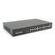 24х портовий PoE комутатор ONV-H1024PLS 24 порти РоЕ 100 Мбіт + 2 Uplink 1000 Мбіт, до 250м, IEEE802.3af / at, загальна потужність 250Вт ONV &mdash; фото