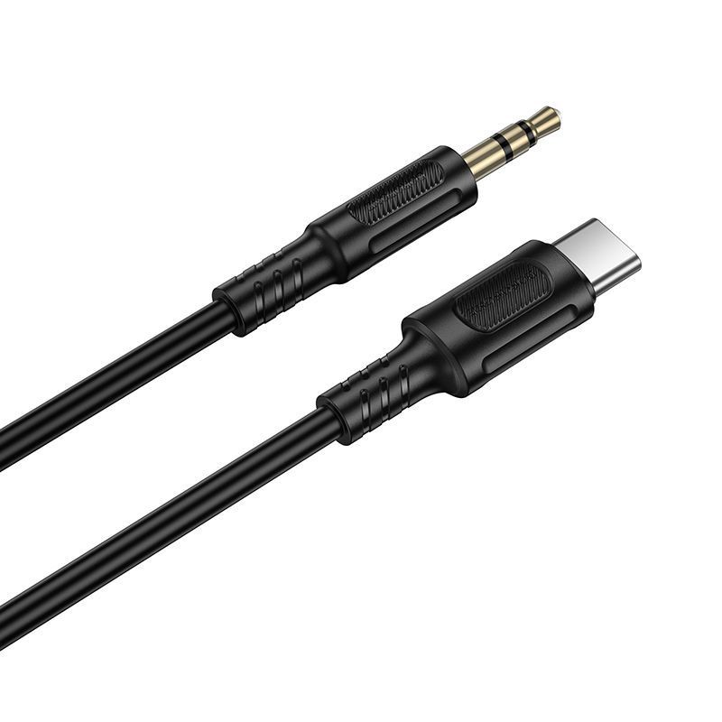 Кабель Borofone BL25B Jack 3.5mm(M) =>Type-C(M), 1м, Black, Box Borofone купити в Україні