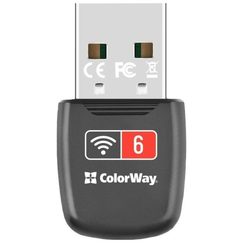 Беспроводной адаптер ColorWay Wi-Fi 6 (CW-AD-W1) ColorWay купить в Украине