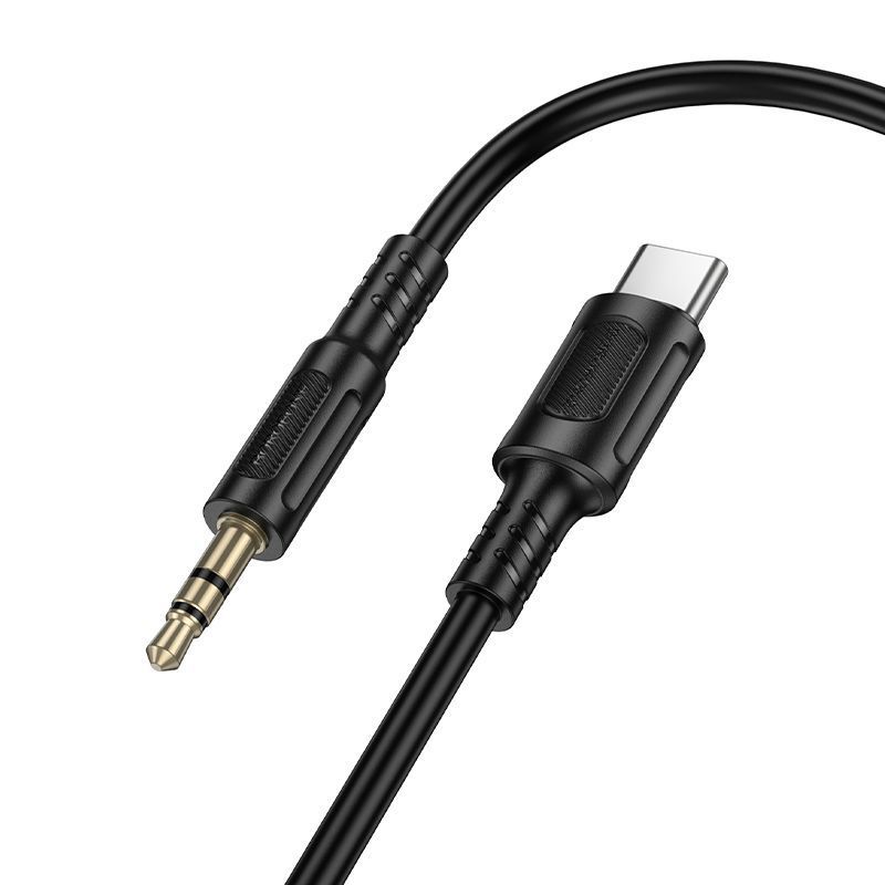 Кабель Borofone BL25B Jack 3.5mm(M) =>Type-C(M), 1м, Black, Box Borofone купити в Україні