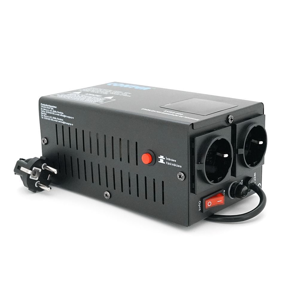 Стабилизатор напряжения релейный Conter SVRS-500VA / 375W однофазный, напольного монтажа, LED дисплей, диапазон 150-270V, AC230&plusmn;8%, 2*Shuko, Q6 Conter купить в Украине