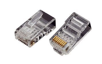 Коннектор OK-net RJ-45 Кат.5e UTP 50U упаковка 100 шт. цена указана за шт. ОДЕСКАБЕЛЬ купить в Украине