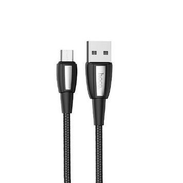 Кабель Hoco X39, Type-C-USB, 2.4A, Black, длина 1м, BOX HOCO купить в Украине