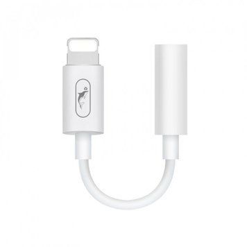 Переходник SkyDolphin AU02 Lightning - 3.5 мм (M/F) White (ADPT-00017) SkyDolphin купить в Украине