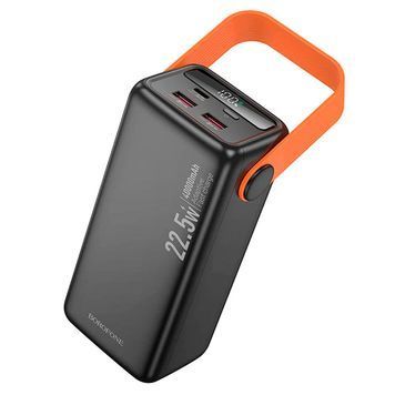 Power bank Borofone BJ66 40000mAh, 22.5W+PD20W, 2*USB+Type-C, Black, 860g, Box Borofone купить в Украине