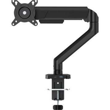 Кріплення для монітора (кронштейн) QUBE 4012GB.USB Black (4012GB.USB) up to 40" Gas Spring 12kg, USB 3.0, VESA 75x75,100x100 QUBE купити в Україні