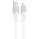 Кабель Hoco X106, Lightning-USB, 2,4A, довжина 3м, White, BOX HOCO &mdash; фото