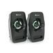 Колонки 2.0 Kisonli L-3030 для ПК та ноутбука, USB + 3.5mm, 2x3W, 20Hz-20KHz, 20X11X13mm, black KISONLI &mdash; фото