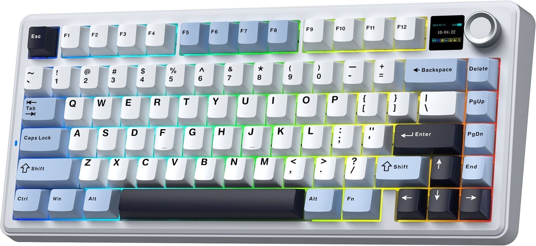Клавиатура беспроводная Aula F75 Max White (6978080501158) Aula купить в Украине