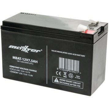 Акумуляторна батарея Maxxter 12V 7.5AH (MBAT-12V7.5AH) AGM Maxxter купити в Україні