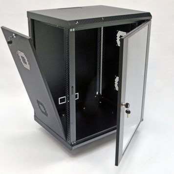 Шафа 15U, 600х600х773 мм (Ш*Г*В), акрилове скло, чорна Voltronic купить в Украине