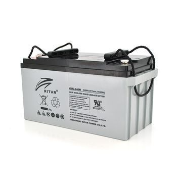 Акумуляторна батарея AGM RITAR HR12240W, Gray Case, 12V 65.0Ah ( 350 х 167 х 182 (182 ) 19.50 kg Q1 / 48 Ritar купити в Україні