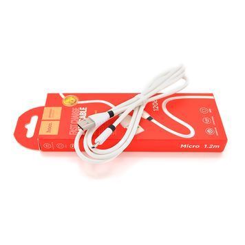 Кабель Hoco X27 Excellen, Micro-USB, 2.4A, White, длина 1,2м, BOX HOCO купить в Украине