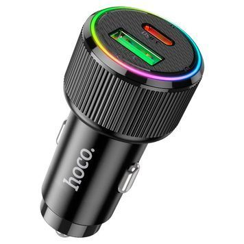 АЗУ 12-24V HOCO NZ14A, USB 3.0+USB-C, 3A, PD20W+QC3.0, Black, Box HOCO купити в Україні