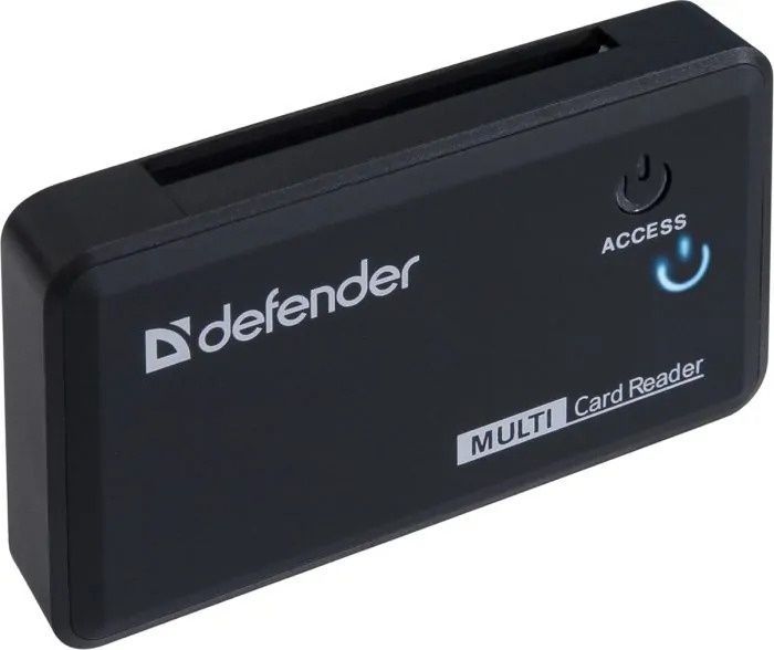 Універсальний картрідер Defender Optimus USB 2.0 Black 5 слотів (83501) Defender купити в Україні