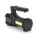 Фонарь поисковый Portable Lamp YT-81043, 4LED T6+COB, 5W, 3+1 режим, 1200mah, Black, IP40, USB кабель, 140х70х90мм, BOX Voltronic &mdash; фото