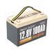 Аккумуляторная батарея LiFePO4 Power Queen 12.8V 100Ah H190, 1280Wh, BMS 100A, 329*172*214мм