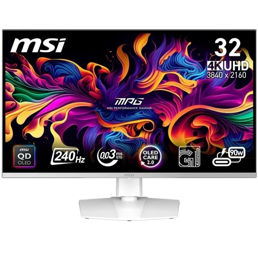 Монітор MSI 31.5" MPG 321URXW QD-OLED White 240Hz MSI купити в Україні