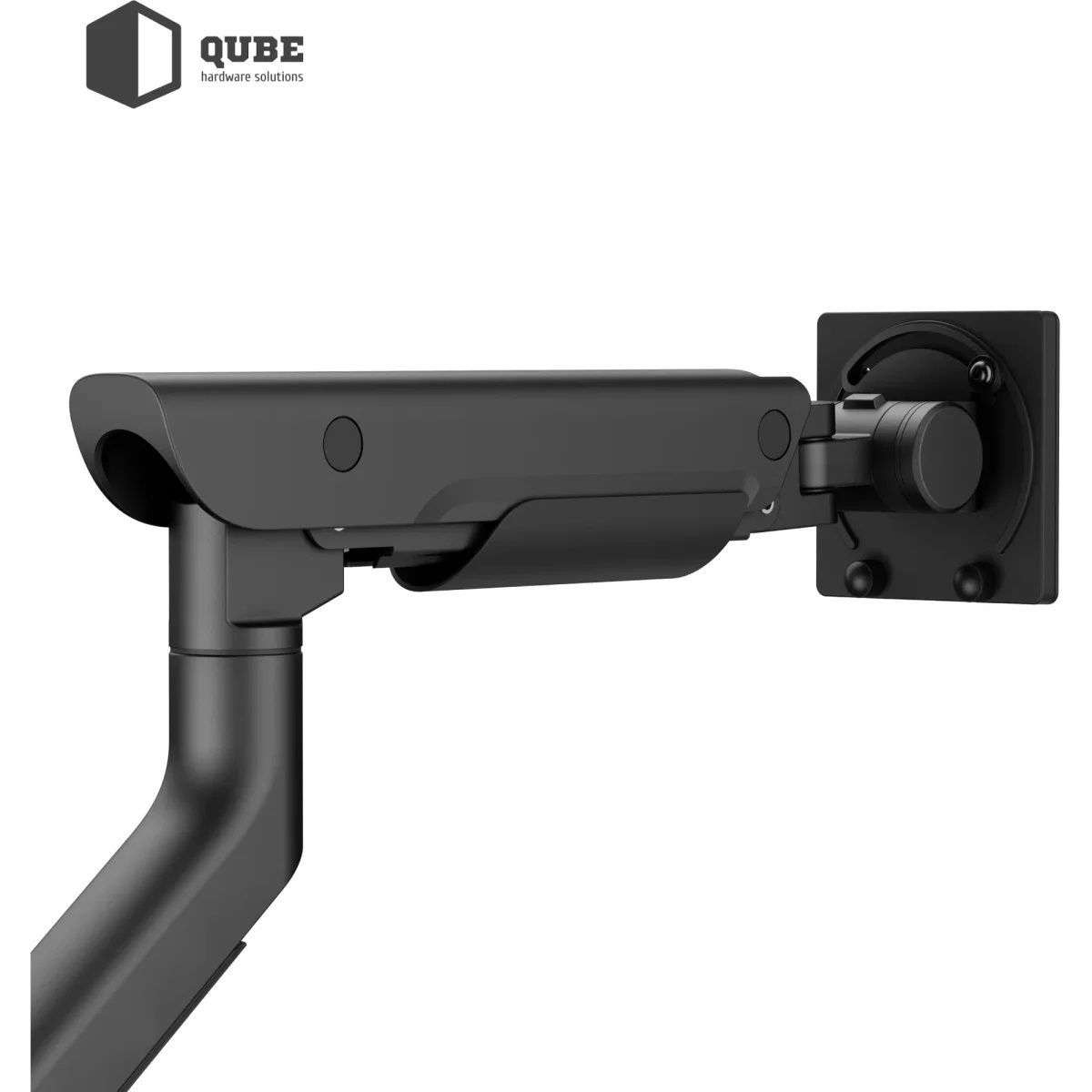 Кріплення для монітора (кронштейн) QUBE 5727GB.USB Black (5727GB.USB) up to 57" Gas Spring 27kg, USB 3.0, VESA 75x75,100x100 QUBE купити в Україні