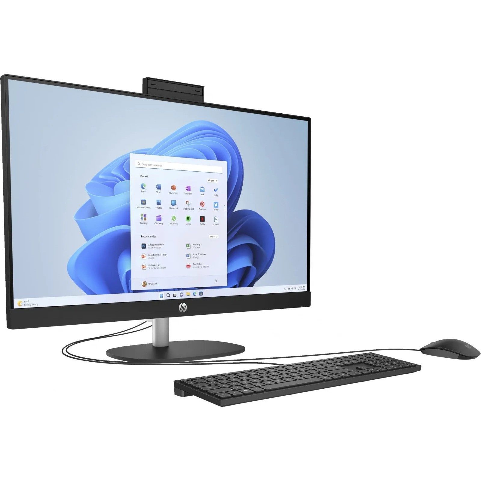 Моноблок HP All-in-One 27-cr1005ua (D3MU2EA) Jet Black HP купить в Украине