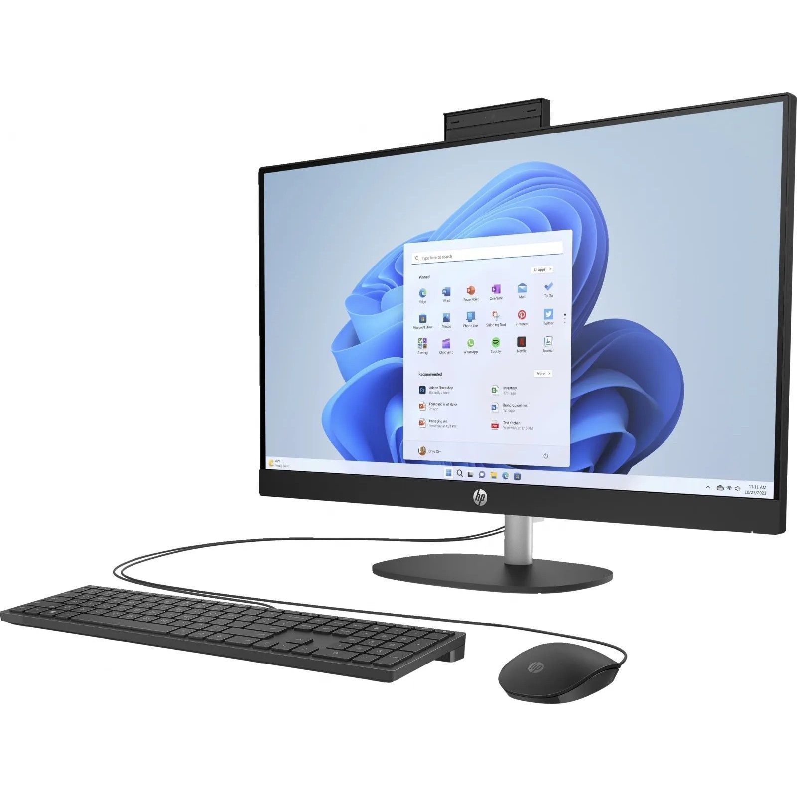 Моноблок HP All-in-One 27-cr1005ua (D3MU2EA) Jet Black HP купить в Украине