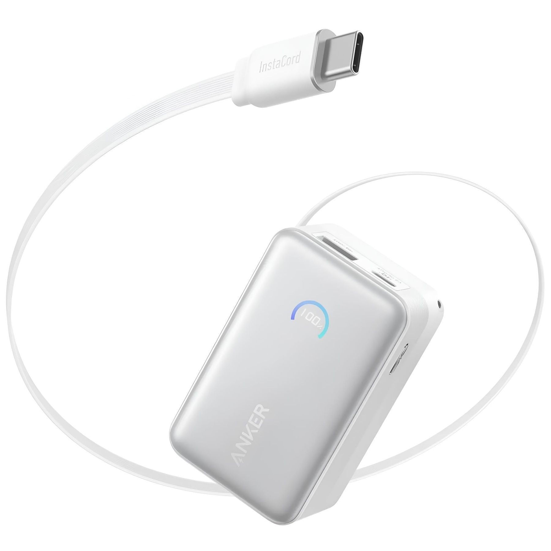 Универсальная мобильная батарея Anker Nano 10000mAh 45W White (A1638H21) Anker купить в Украине