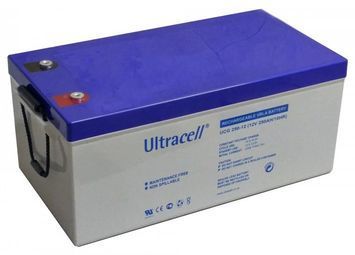 Акумуляторна батарея Ultracell UCG250-12 GEL 12 V 250 Ah (522 x 240 x 224) White Q1 / 24 KUZEY купити в Україні