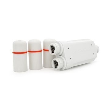 POE подовжувач-дільник RITAR 1 / 2 IP67 ( 1 Вх -2 Вих, 100Mpbs POE ) 44-57V- 24W, водонепроникний, White Ritar купити в Україні