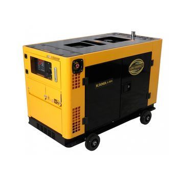 Генератор дизельный KDK15000SC3, 3-фазный 220 / 400V, 50Hz, 15kVA / 12kW, бак 26л, расход 3.3 л / ч, пуск: стартер (без АКБ), 1150х660х780 мм, 320 кг KAMA купить в Украине