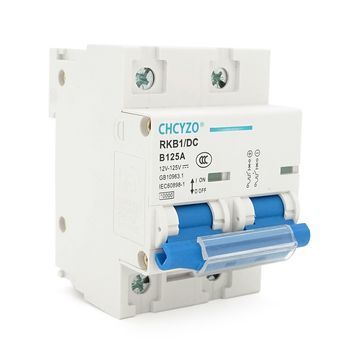 Автоматический выключатель постоянного тока CHCYZO RKB1 / DC-B150, 2P, 125A, 12-125V ZUBR купить в Украине